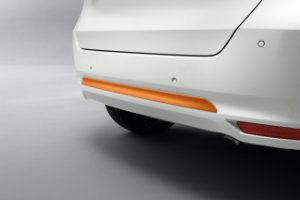 Jazz Hybrid Rear Bumper Decoration - Fun Orange